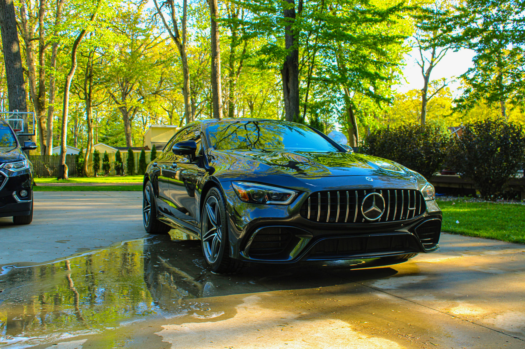 Mercedes-AMG GT - Front view with grille detail