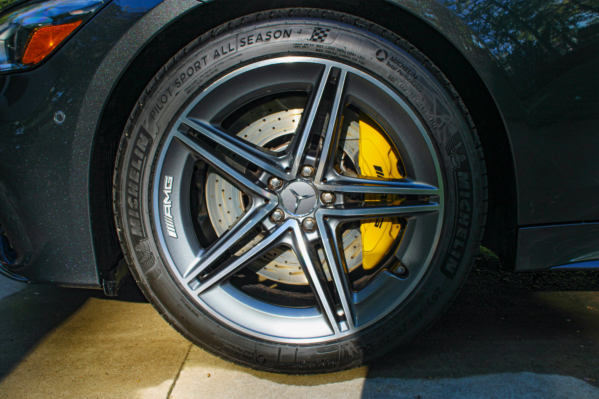 Mercedes-AMG GT - AMG wheel with yellow brake caliper